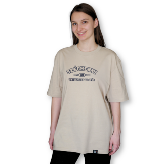 Széchenyi EST bézs oversized shirt