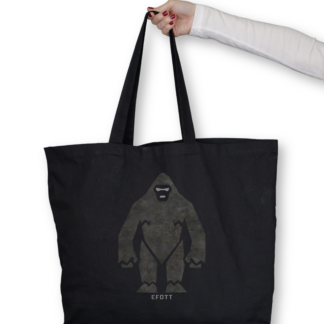EFOTT holoyeti totebag fekete