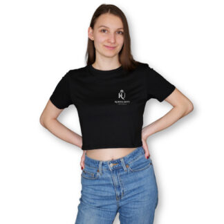 Kodolányi University croptop fehér felirat