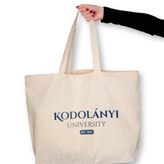 Kodolányi EST 1992 bézs navy felirattal totebag