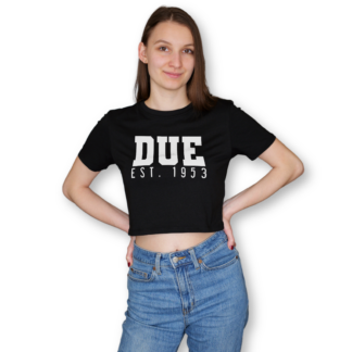 DUE EST 1953 croptop