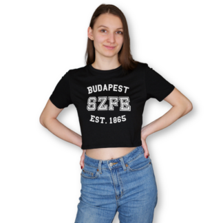SZFE EST 1865 croptop white font