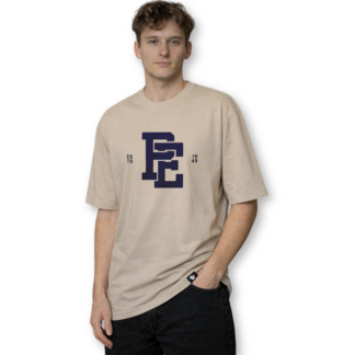 PE Est 1949 bézs oversized póló