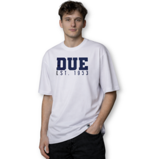 DUE EST 1953 fehér oversized póló