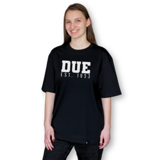 DUE EST 1953 fekete oversized póló
