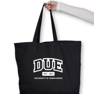 DUE EST 1953 University of Dunaújváros black totebag