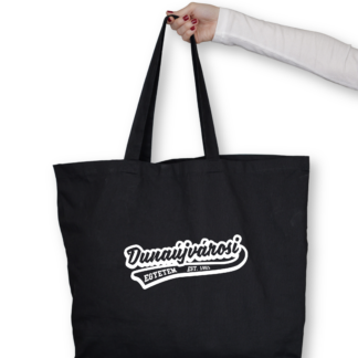 Dunaújvárosi Egyetem Est 1953 black totebag
