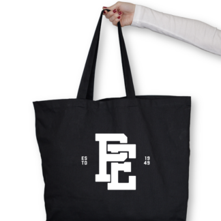 PE Est 1949 black totebag