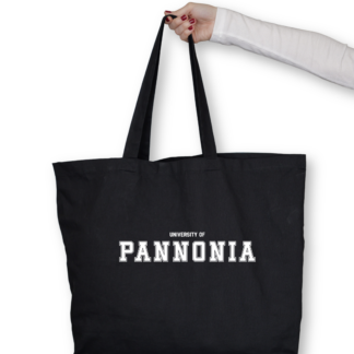 University of Pannonia black totebag